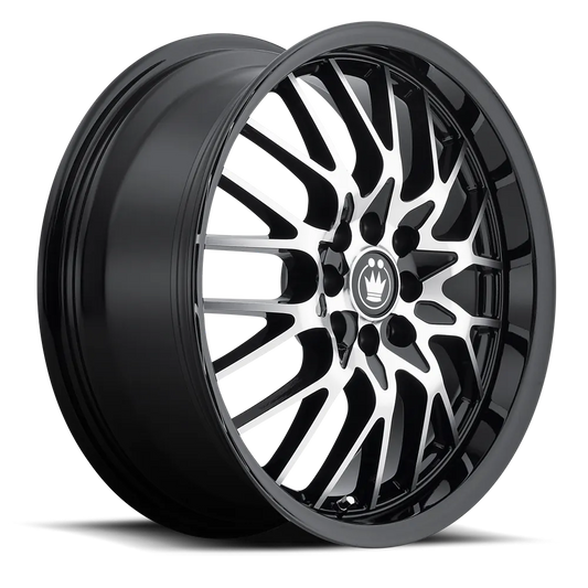 5X112 / 17X8 | et 35mm / GLOSS BLACK / MACHINED FACE