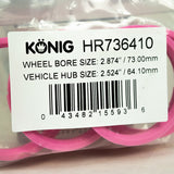 HUB RING SET (4pcs) - 73.1mm O.D. / 64.1mm