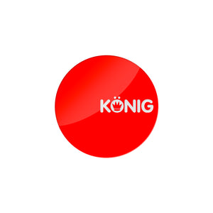LOGOFFBR - Konig Flow Formed Center Cap Sticker RED